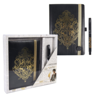 Harry Potter® Anteckningsbok & Penna Svart