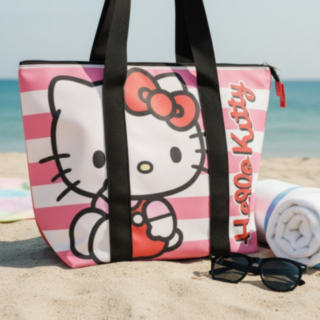 Hello Kitty® Randig Strandväska