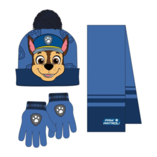 Paw Patrol® Mössa, Vantar & Halsduk Blå
