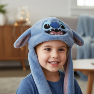 Stitch® Långa Öron Mössa Blå