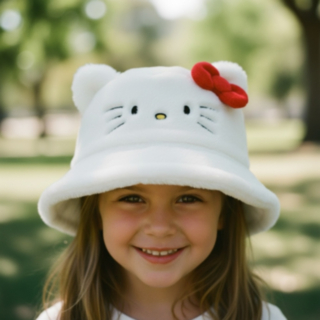 Hello Kitty® Bucket Hat Vit