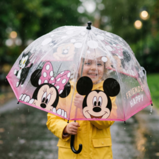 Minnie Mouse® Paraply Ljusrosa