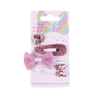 Minnie Mouse® Hårspännen Ljusrosa