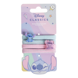 Stitch® Hårsnoddar Blå/Ljusrosa