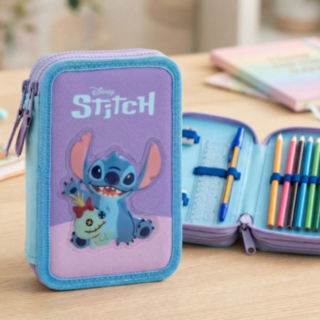 Stitch® Pennfodral & Tillbehör Lila/Blå