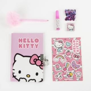 Hello Kitty® Dagbok Set Ljusrosa