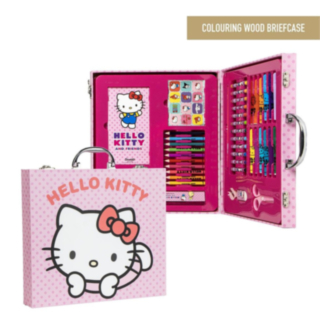 Hello Kitty® Färgset Väska Ljusrosa