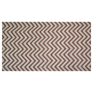 Chevron Jute Bordslöpare Brun
