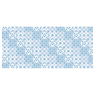 Portugisisk Azulejos Bordslöpare Blå