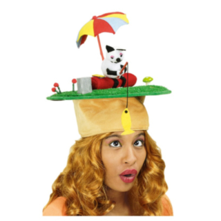 Fiskande Panda Hatt