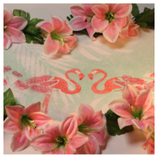 Romance Flamingo Bordslöpare Rosa
