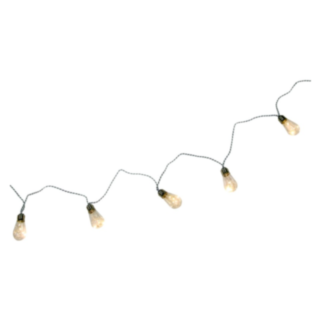Randig LED Ljusslinga Vit/Svart
