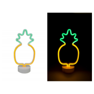 Neon Ananas Lampa