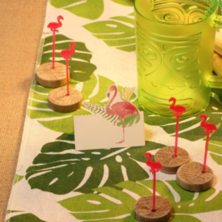 Rosa Flamingo Placeringskort