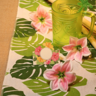 Hawaiiblommor Placeringskort
