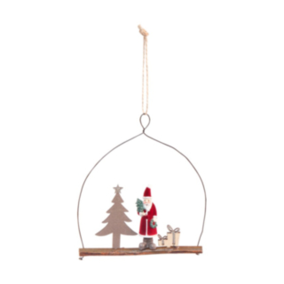 Julhänge Med Jultomte