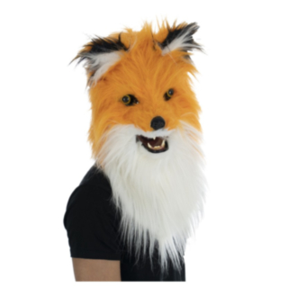 Räv Mask Med Päls