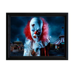 3D Holografisk Clown Bild