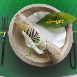 Servettringar Bambu Eco