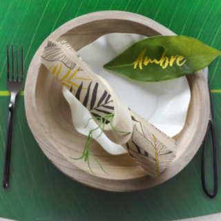 Servettringar Bambu Eco