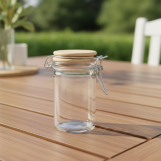 Patentglas Med Trälock