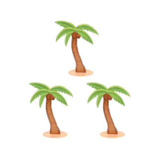 Palmträd Bordsdekoration