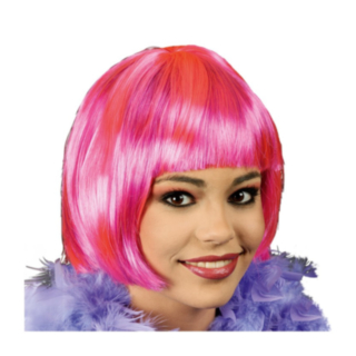 Kawaii Bob Peruk Rosa/Lila