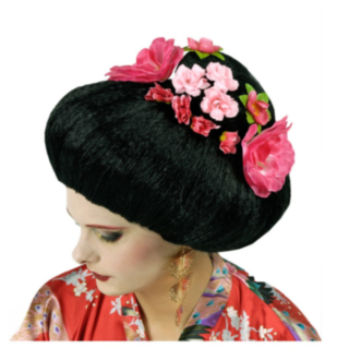 Geisha Peruk Svart