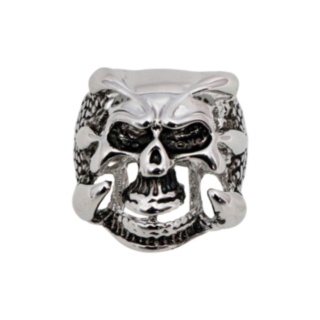 Dödskalle Ring Silver