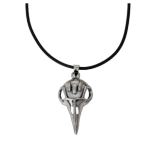Plague Doctor Halsband Silver