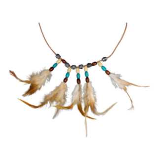Indianfjäder Halsband
