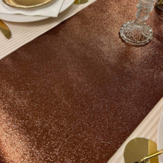 Glitter Premium Bordslöpare Choklad