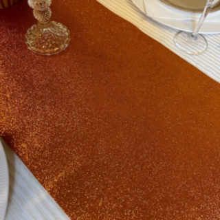 Glitter Premium Bordslöpare Orange