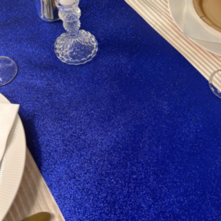 Glitter Premium Bordslöpare Midnattsblå