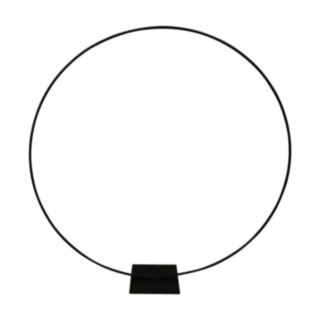 Dekorationsring På Fot Svart