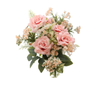 Konstgjord Blombukett Rosa