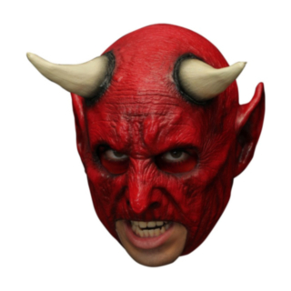 Demon Latexmask Röd