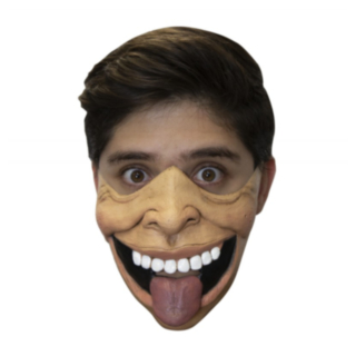Tunga Smil Halvmask Latex