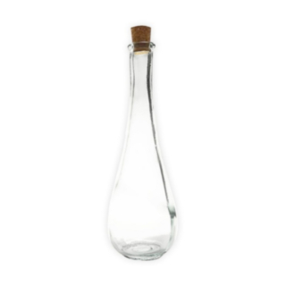 Droppformad Glasvas Med Kork