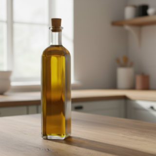 Fyrkantig Glasvas Med Kork