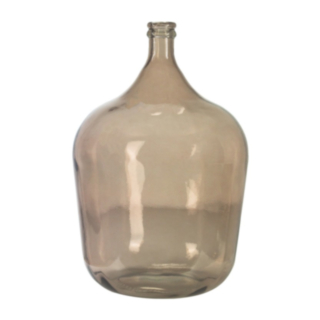 Stor Flaskformad Glasvas Mocca