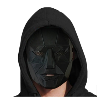 Dödsspel Boss Mask Svart