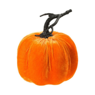 Stor Velour Pumpa Orange