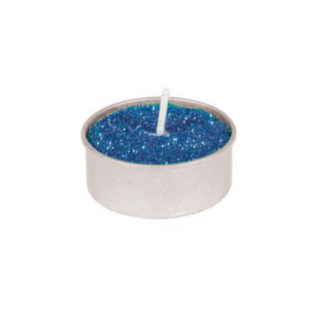 Glitter Värmeljus Blå