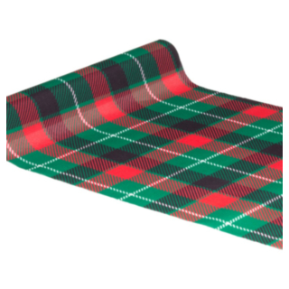 Tartan Bordslöpare Röd/Grön