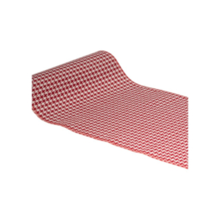 Houndstooth Bordslöpare Röd/Vit