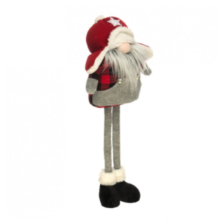 Tomte Med Långa Ben Röd