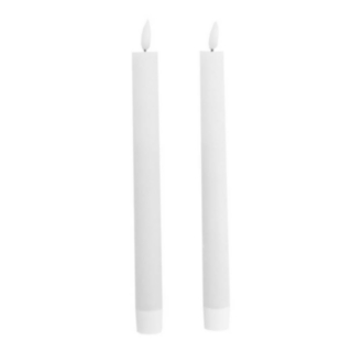 LED Stakljus Vita