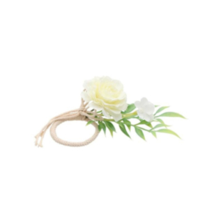 Servettring Ljusrosa Ros