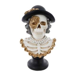 Elegant Skelett Skulptur